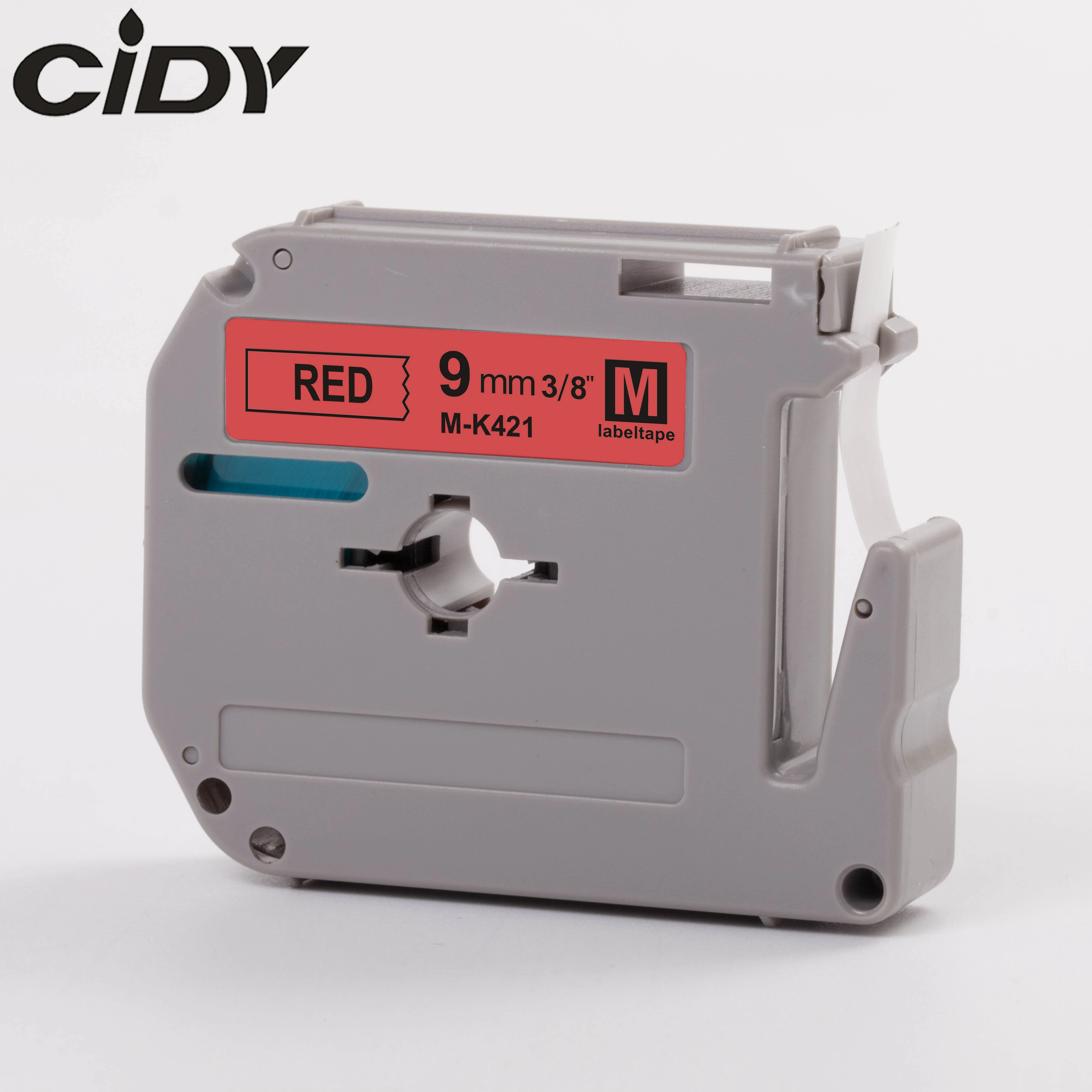 CIDY совместимый brother M-K421 MK421 MK 421 MK-421 черный на красном 9 мм ламинированные сильные