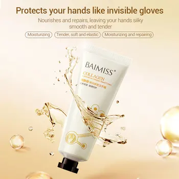 

Collagen Hand Cream Long-lasting Moisturizing Firming Skin Smooth Fine Lines Refreshing Not Greasy Hand Cream