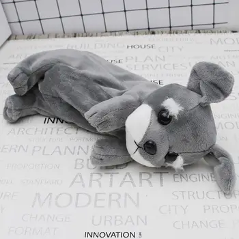 

Cute Kawaii Cartoon Plush Pencil Case Pencil Box christmas gift Stationery Plush Dog School office supplies Pencil Bag For Kids
