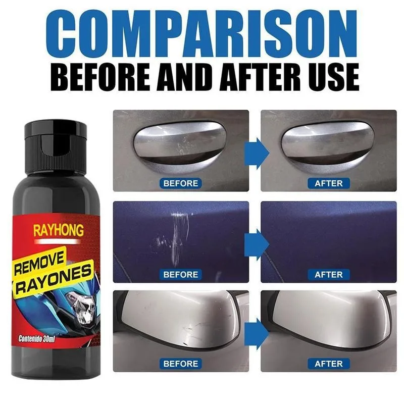 30ml Car Scratch And Swirl Remover Auto Parts Scratch Repair Agent Scratches Polishing Wax Anti