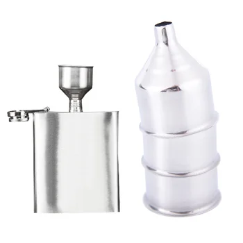 

High Quality Stainless Steel Wide Mouth Funnel for Hip Flasks Flask Wine Pot Flagon