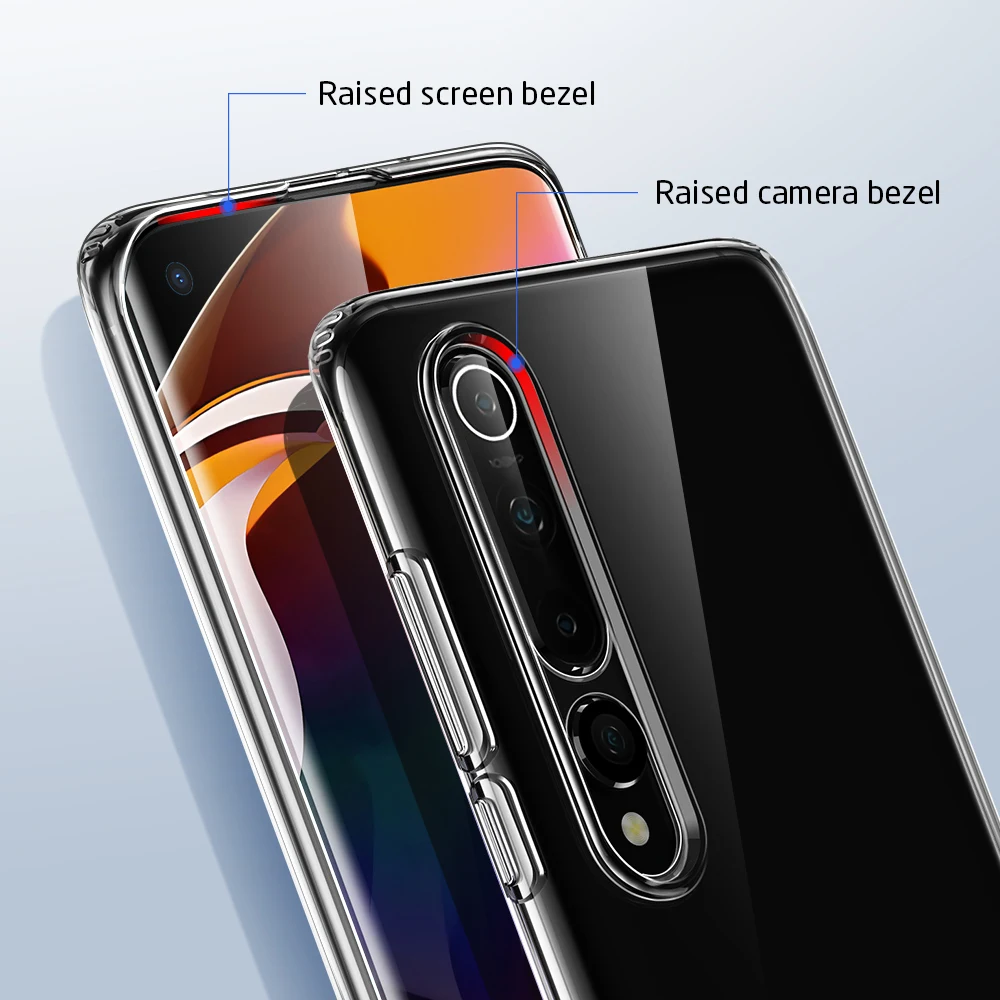 Чехол ESR для телефона Xiaomi Mi 10/9/8 10 Pro 9SE 8SE мягкий гибкий прозрачный Ультратонкий