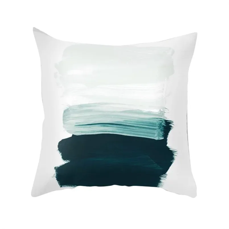 Oil painting hug pillowcase abstract geometric oil painting series ultra-short pillowcase breathable soft pillow naruto 30S17 (16)