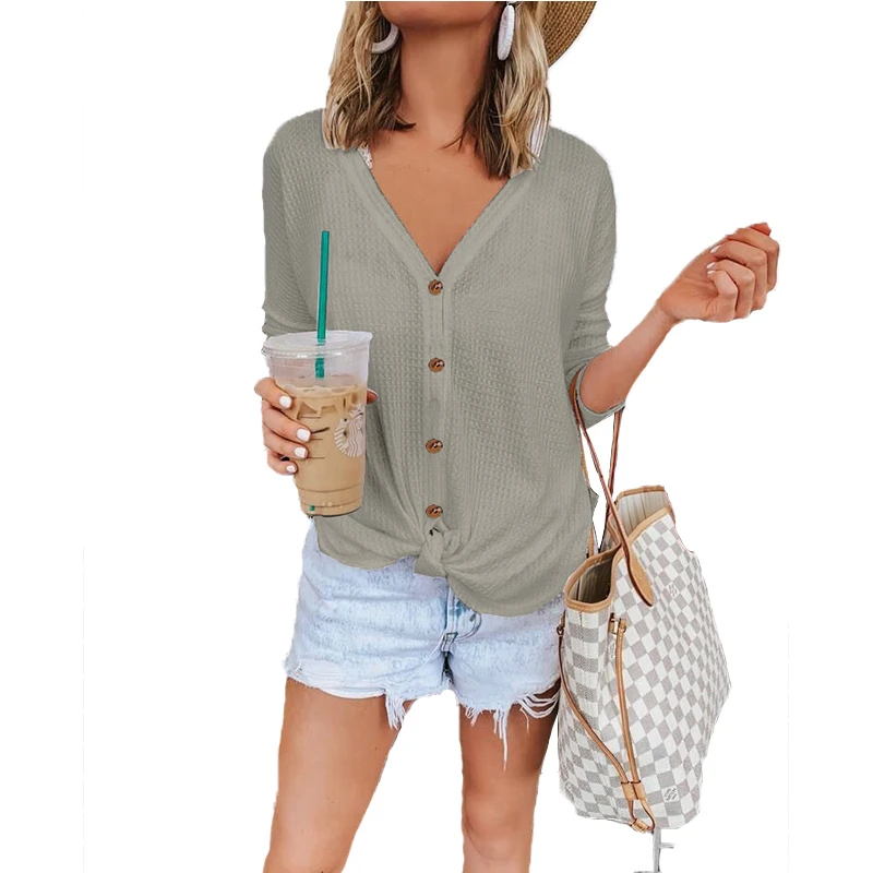 

2019 New Maternity Sweaters Button Cardigan Pregnancy Sweater Fashion V-Neck Autumn Winter Pregnant Clothes