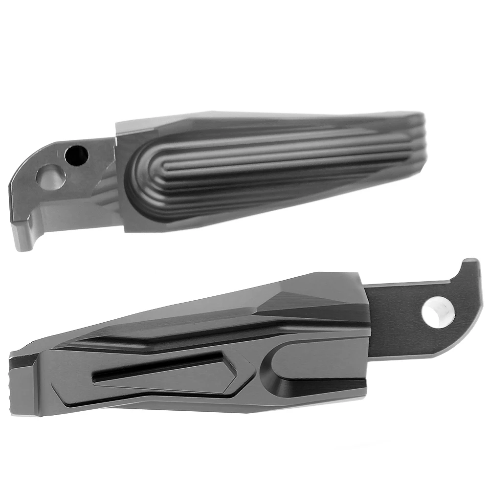 Алюминиевые аксессуары для мотоциклов подножка Подножка педаль Rearset подножки для Yamaha MT07 MT 07 2013- MT09 MT 09 2013 - Цвет: gray