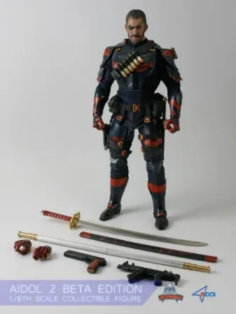 1/6 масштабные художественные фигурки AIDOL 2 бета Deathstroke head sculpt/Маска vision рисунок люксовая коллекция Versio горячие игрушки коллекции - Цвет: 1