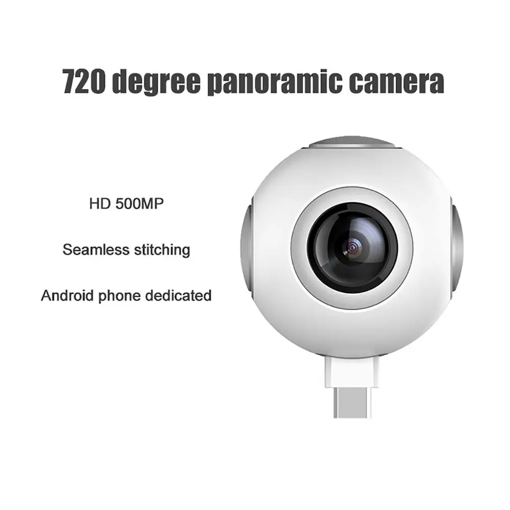 360 Degree Dual Angle Fish Eye Lens Panoramic Camera HD VR Video Camera Sport &amp; Outdoor Action Cam For Andirod