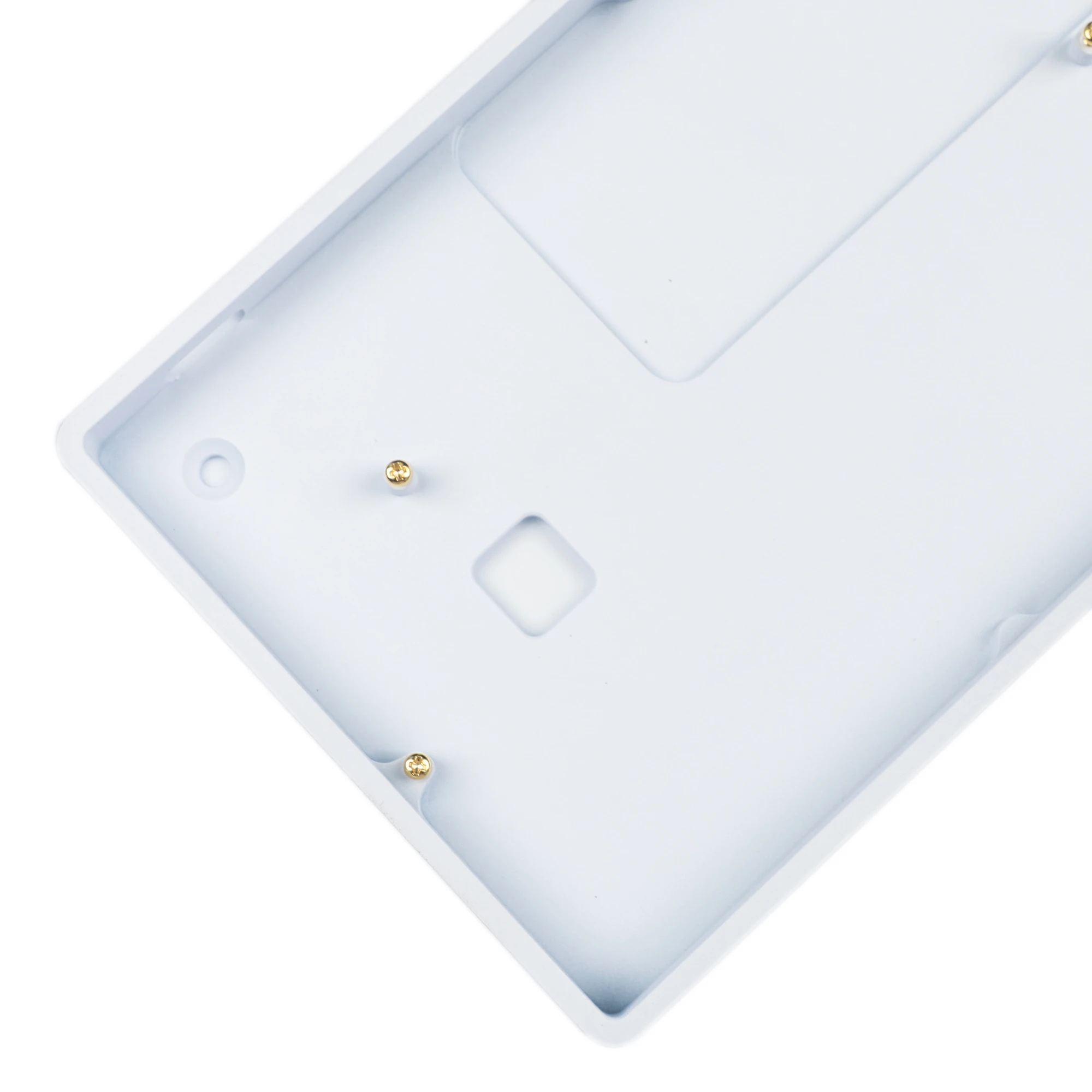 minila anodização cnc alu caso para teclado mecânico compatível poker