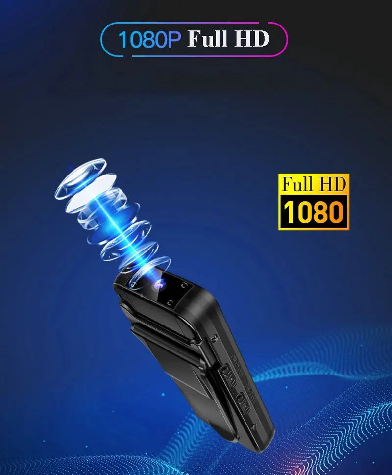 wifi мини камера HD 1080P ночного видения Видео Запись голоса Ручка обнаружения движения Встречи полиции ручка камера дистанционного управления