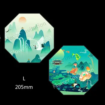 

Fancy Fan Resin Casting Silicone Mold Traditional Round Silk Fan Mould Art Craft U90E