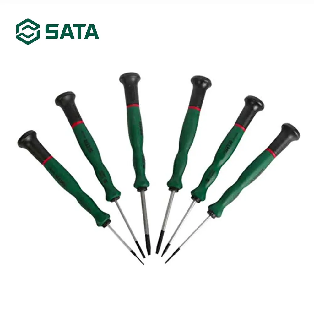 Набор прецизионных отверток SATA 6 шт. набор ручных инструментов с прорезями
