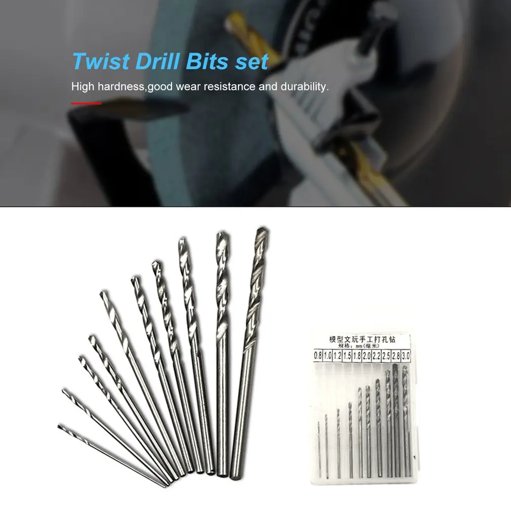 HSS Steel Cobalt Mini Twist Drill Bit set Straight Shank Hole Opener Power Drilling Punching Tools For DIY WoodWorking