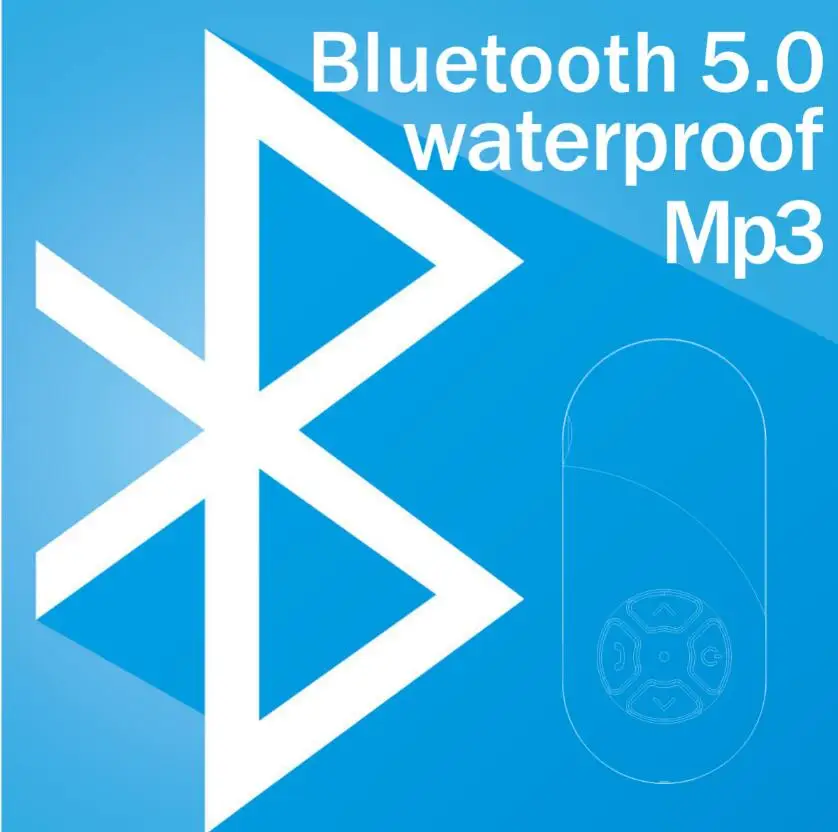 Модный открытый IPX8 водонепроницаемый Bluetooth MP3 плеер Спорт Дайвинг бег наушники для плавания 8 Гб памяти музыкальный плеер наушники