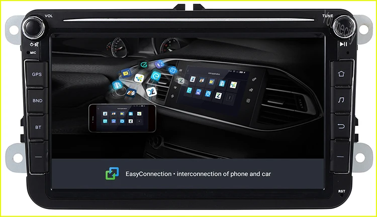 4 грамма Android 9,0 автомобильный DVD видео плеер для VW Tiguan Transporter Passat Touran EOS Golf Caddy Scirocco Jetta Bora с gps радио