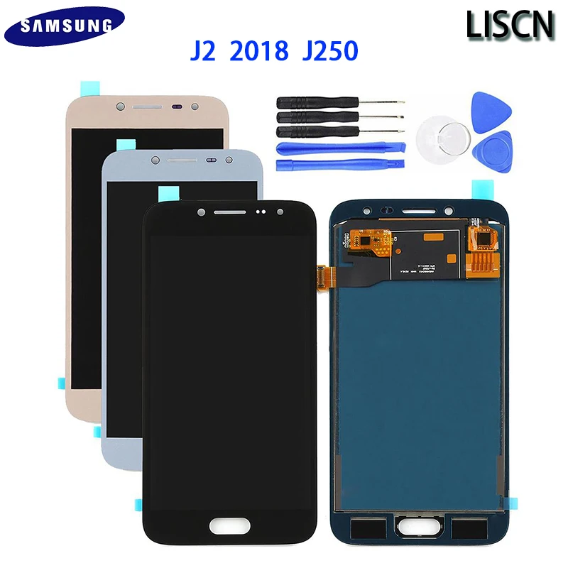 

100% Tested For Samsung Galaxy J2 pro 2018 J250 LCD J250F J250H J250M Display Screen Touch Digitizer LCDs Replacement Assembly