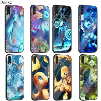 

Case for Huawei P30 P20 P Smart P10 Y6 7A Y9 Honor 8X 9 10 Mate 20 Pro Lite Charizard Squirtle Vaporeon Pokemons Cute