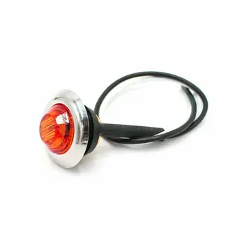 

LED Marker Light Button Lamp For Truck Trailer 20X Round Marker Light Useful