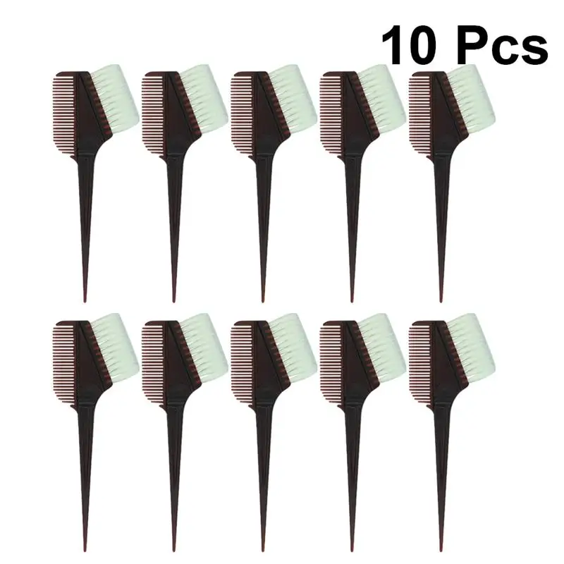 

5/10Pcs Coffee Hair Coloring Kit DIY Hair Dye Bowl Hair Dye Comb Brush Dye Hair Tool for Barber Hairdresser