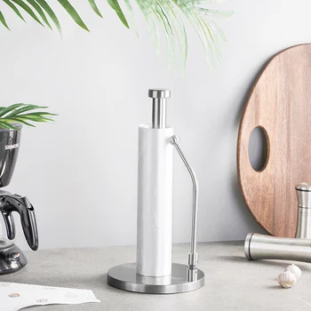 

Stainless steel kitchen paper holder - paper towel holder - bathroom paper towel holder - toilet paper holder - napkin holder -