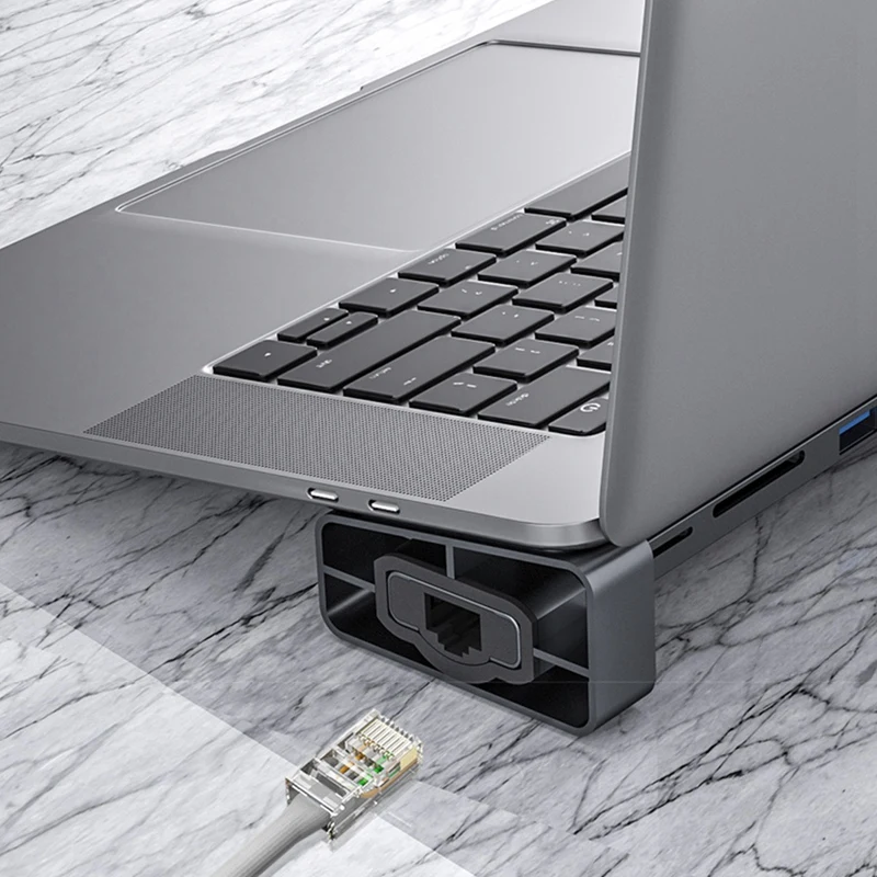 9 В1 usb-хаб type C к HDMI USB3.0 RJ45 док-станция адаптер для MacBook samsung Dex S8/S9 huawei P30 Pro Usb C адаптация