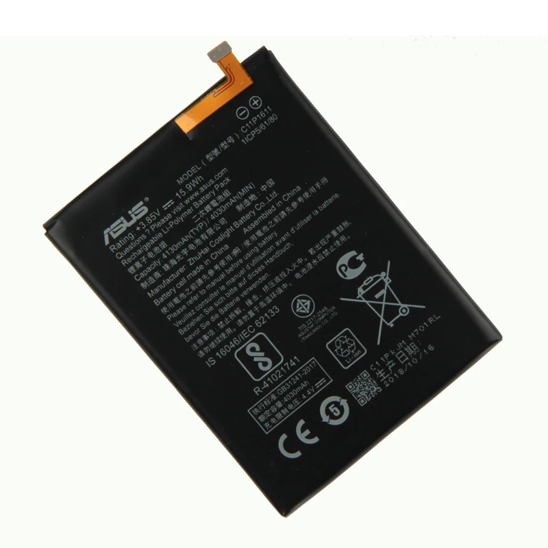 Skup 100% oryginał wymienić bateria do asus Zenfone 3 Max ZC520TL X008 X008D Z01B zapasowy akumulator 4130mAh C11P1611 baterii smartfona