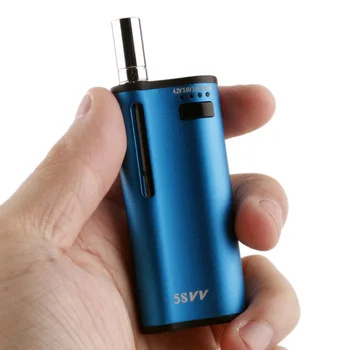 

MJTECH 5s Vv Kit Wax / Oil Atomizer Box Mod 650mah Battery Vape Pen Hookah E-Cigarettes Kit 2 In 1 Vaporizer Atomizer