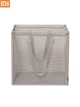 

Xiaomi Japan Large-capacity Foldable Grid Laundry Bucket Clothes Storage Ventilation Mold Proof Metal Structure Thick And Stable