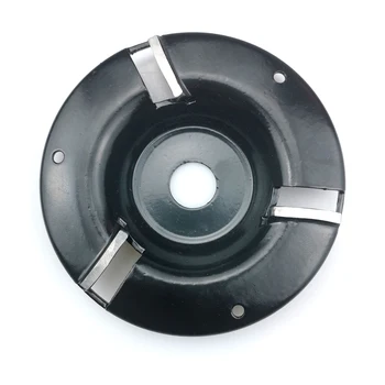 

For 16mm Angle Grinder Tool Milling Cutter Tea Tray Blade Tridentate Woodworking Disc Grinder 100MM Power Wood Carving Disc