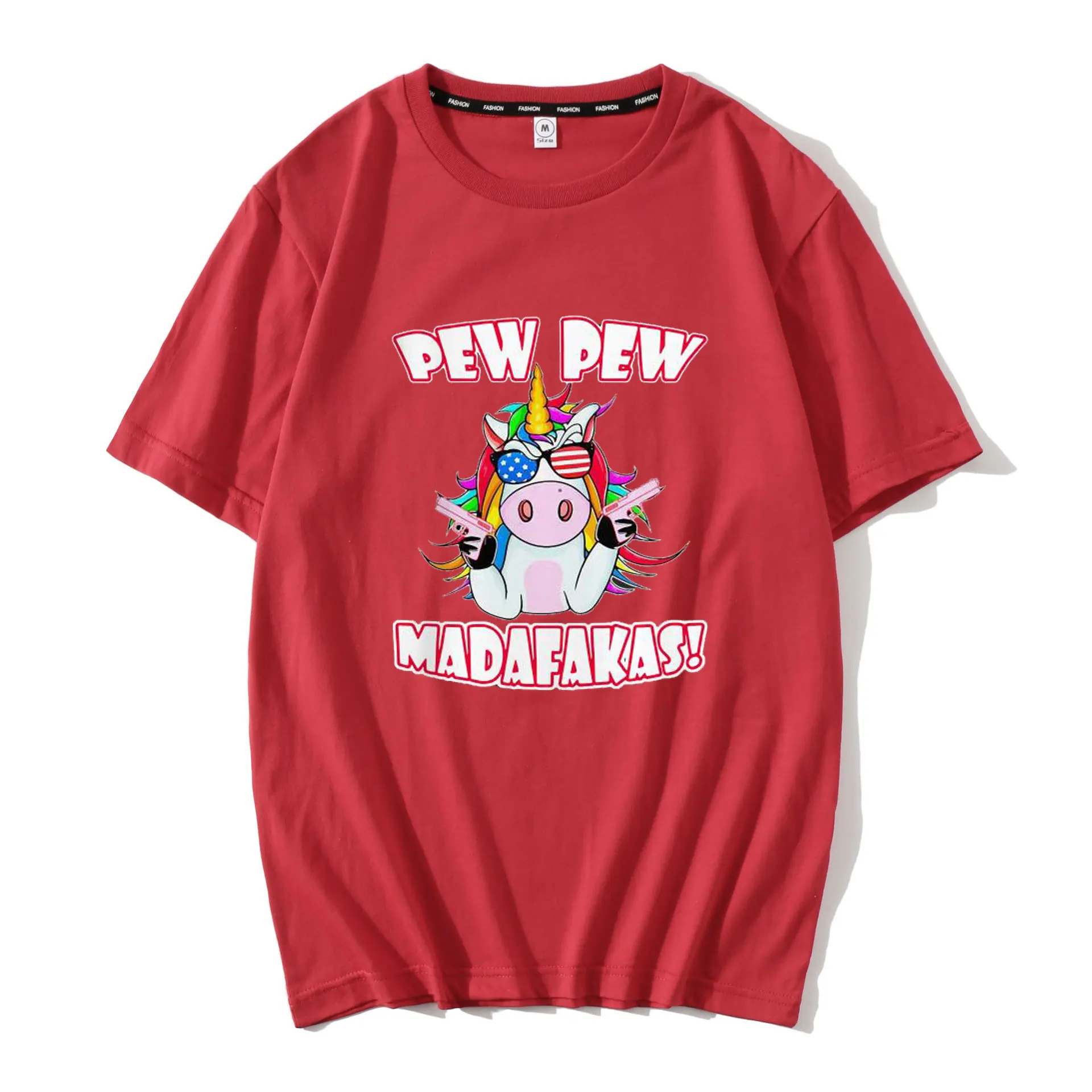 Футболка Pew Madafakas мужская с короткими рукавами винтажная тенниска из 100% хлопка