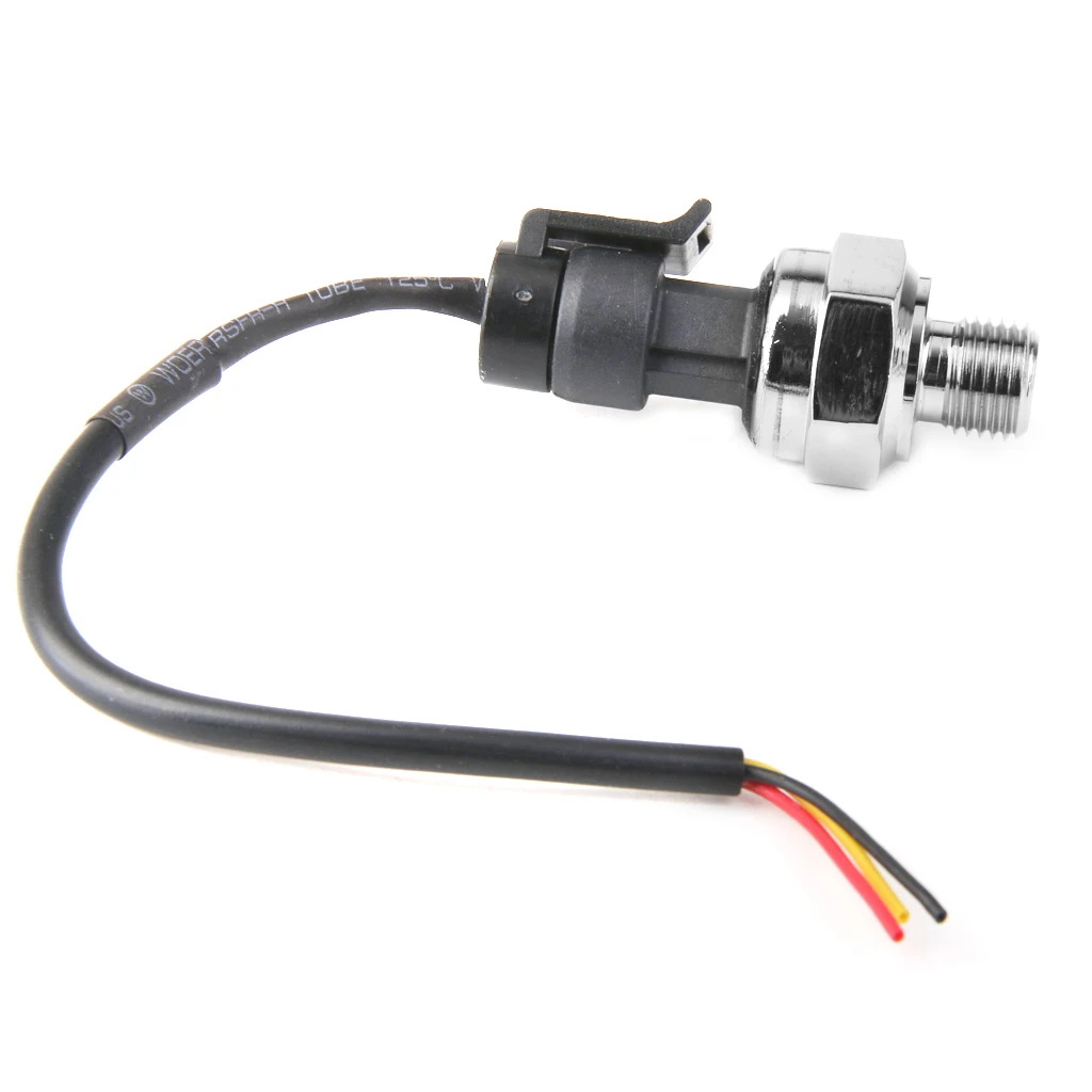 5V DC G1/4 Pressure Transducer Sensor 0-0.5MPa for Oil Fuel Diesel Gas Air