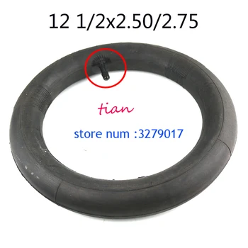 

Inner Tube 12 1/2X2.50 2.75 Right Angle Valve Stem for pocket Bike Scooter Moped 49CC Rear/front Tire Innertube