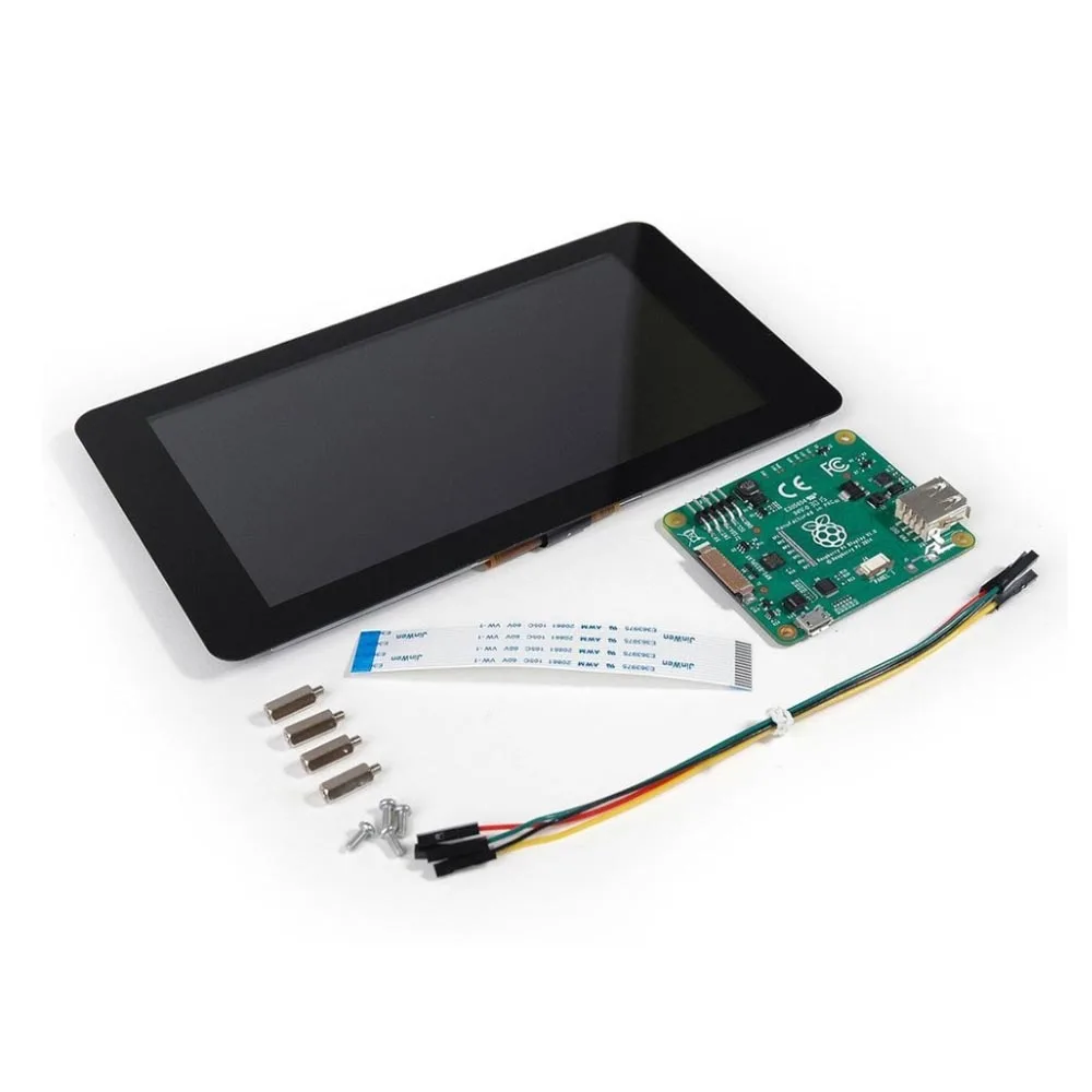 Raspberry pi 3 Model B+ Plus/3B официальный 7 дюймов TFT lcd сенсорный экран Щит монитор дисплей для Raspberry pi 3