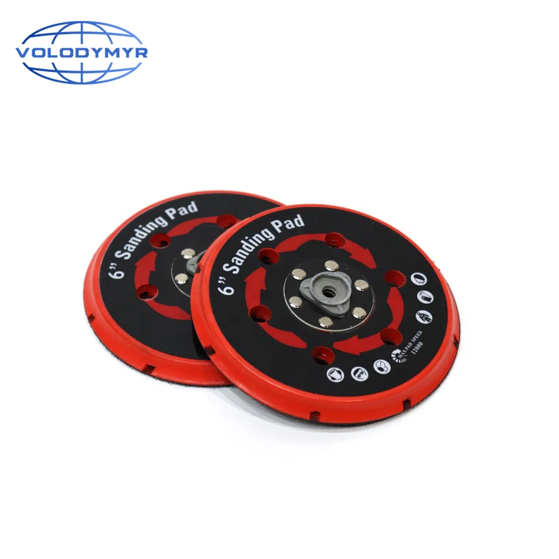 Backing Plate Dual Action Polisher DA Polishing Machine Backing Plate Back Holder 5 Inch 125mm 6 Inch 150mm er Car