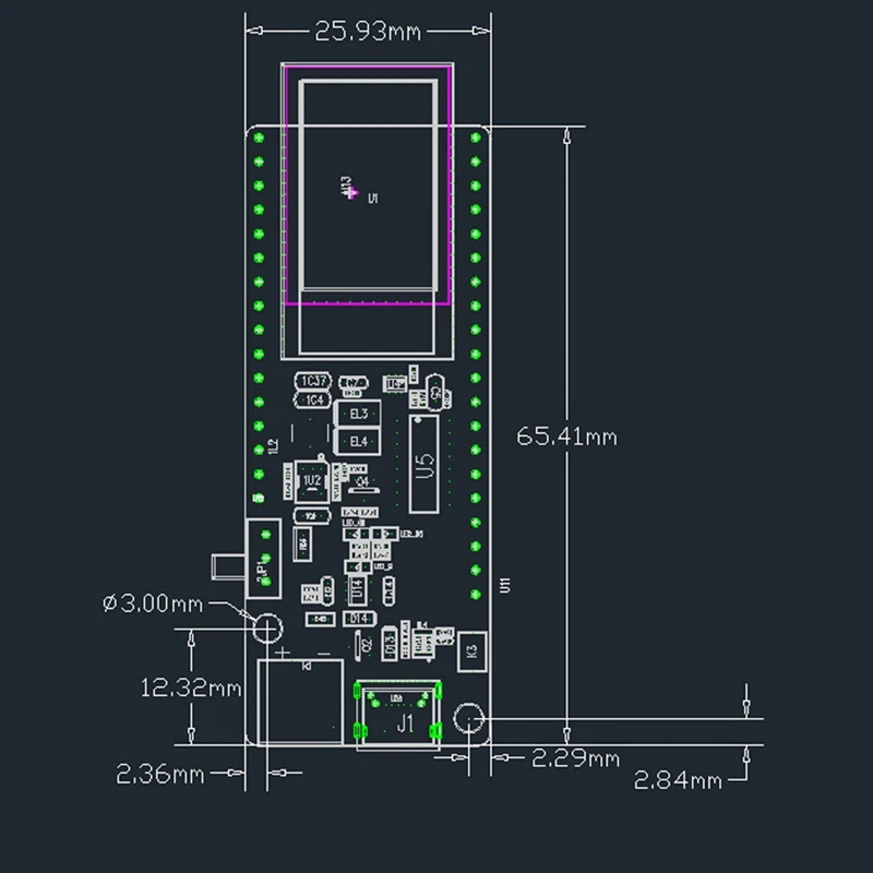 T-Koala Esp32 Wifi и Bluetooth модуль 4 МБ макетная плата на основе Esp32-Wrover-B