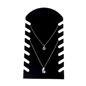 

Jewelry Holder Rack Velvet Necklace Chain Bracelet Display Stand Board Jewelry Accessory Stand Display Props Counter Decoration