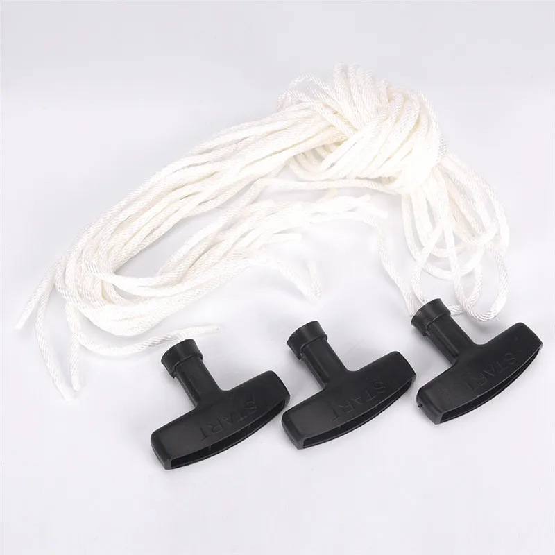 High Quality 4MM 1.1M Universal Lawnmowers Pull Handle Starter Start Cord with Rope Engine Petrol Cabinet Pulls | Обустройство дома