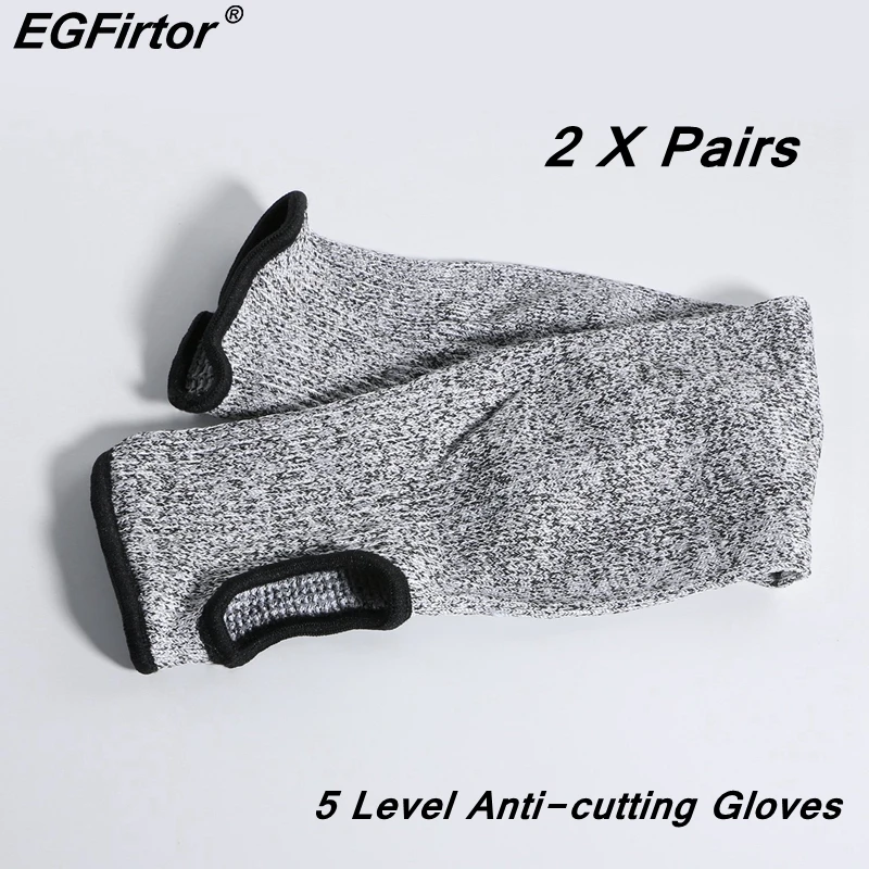 

1 Pairs Anti-cutting Gloves Anti-machete Anti-cutting Arm Outdoor Self-defense HHPE Cutting-proof Sleeve Working Gloves