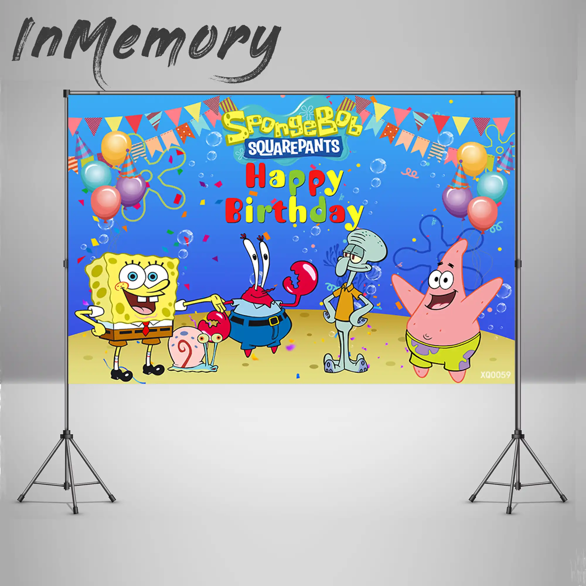 Gambar Kartun Spongebob Pesta Ulang Tahun Latar Belakang Untuk Anak Laki Laki Adat Balon Bintang Patrick Anak Anak Pesta Banner Photocall Fotografi Alat Peraga Background AliExpress