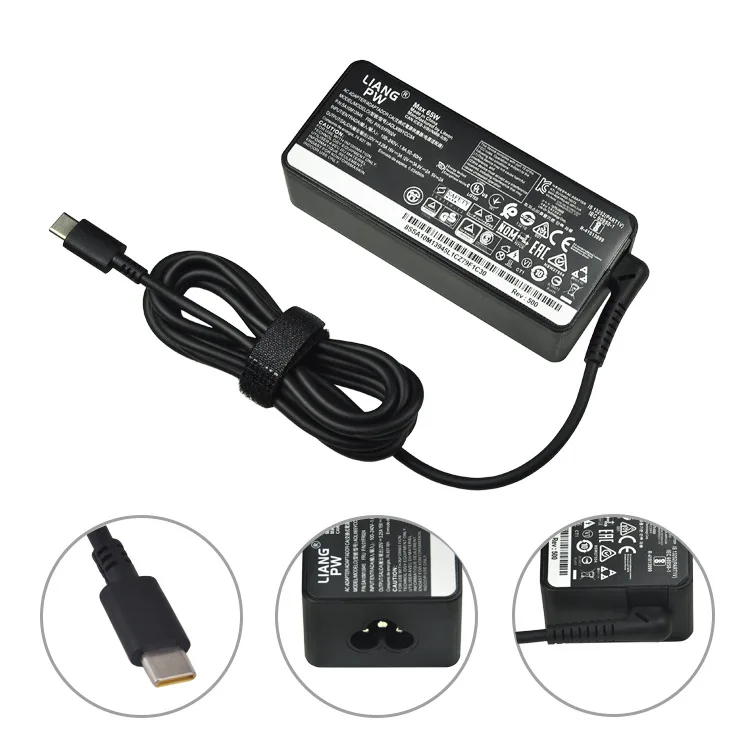 Универсальное зарядное устройство USB C для ноутбука 5 В 3 А 9 12 15 20 в а 45 Вт Lenovo Asus HP Dell