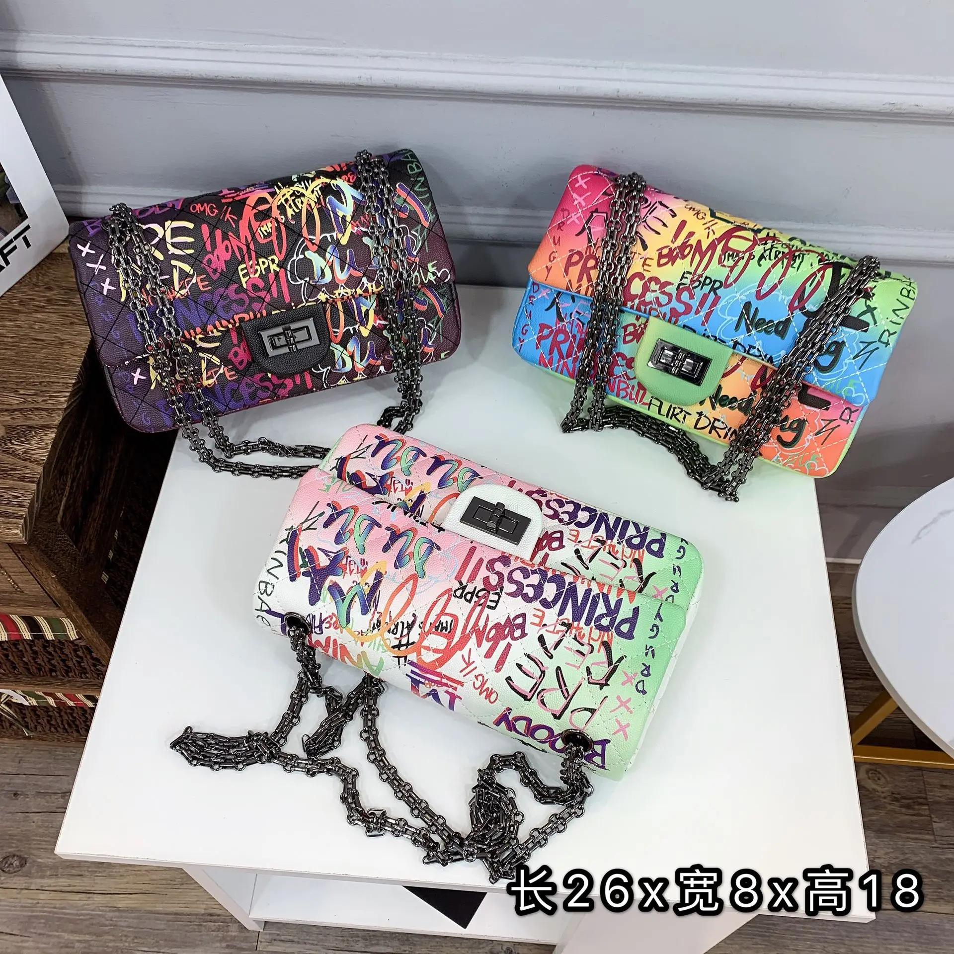Bolsa das mulheres 2019 nova cor grafite