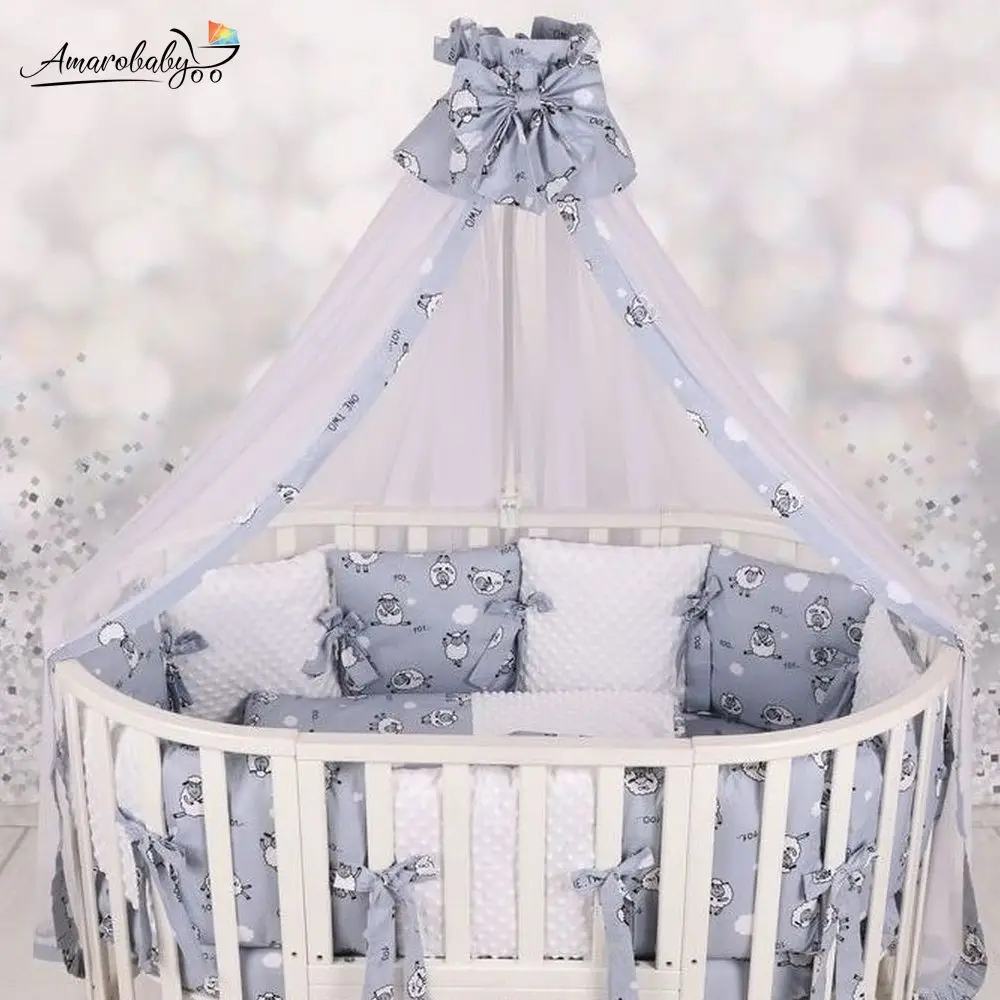 Комплект в кроватку 18 предметов AmaroBaby EXCLUSIVE LINEA TENERA