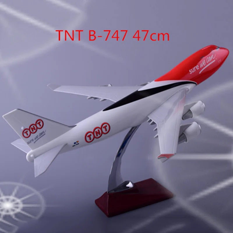 47 см 1:150 масштаб самолет Boeing B747 модель TNT Cargo Express с базовым сплавом самолет коллекция дисплей игрушка дорожный подарок