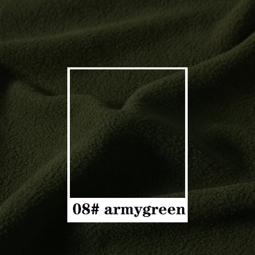 armygreen 160X50 см мягкий стрейч флис ткань для платья пижамы одеяло домашняя плюшевая игрушка "сделай сам" аксессуары ткань для украшения - Цвет: armygreen