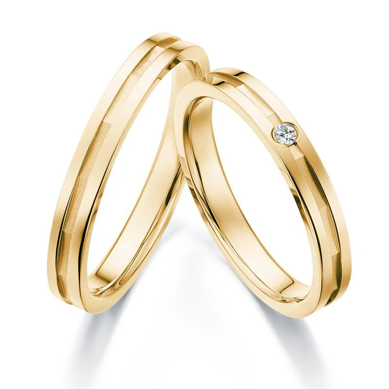 

18K Gold Proposal Marriage Diamond Ring Couple Ring Diamond Ring Women's Genuine Product Customizable Platinum Rose Gold Couple