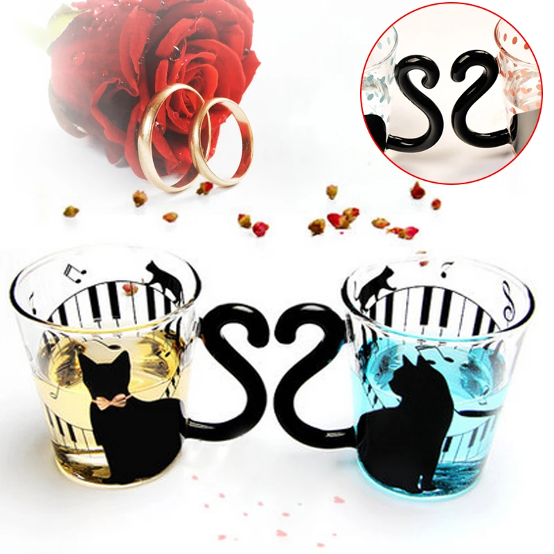 Creative Animal Cartoon Cat Designed Bottle Cups Kitchenware Barware Mug