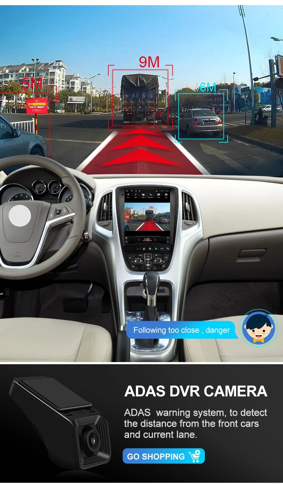 Android para Opel Gps do Carro Isudar Vertical Rádio Auto - Vauxhall Astra j Buick Verano 2009-2020 Multimídia 64 4g Rom Ram gb H53 1 Din 8 Reprodutor multimídia automotivo
