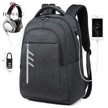 

TIANHOO 2020 New Pattern Backpacks Men's Business Computer Bag Korean New Student Travel Leisure Schoolbag