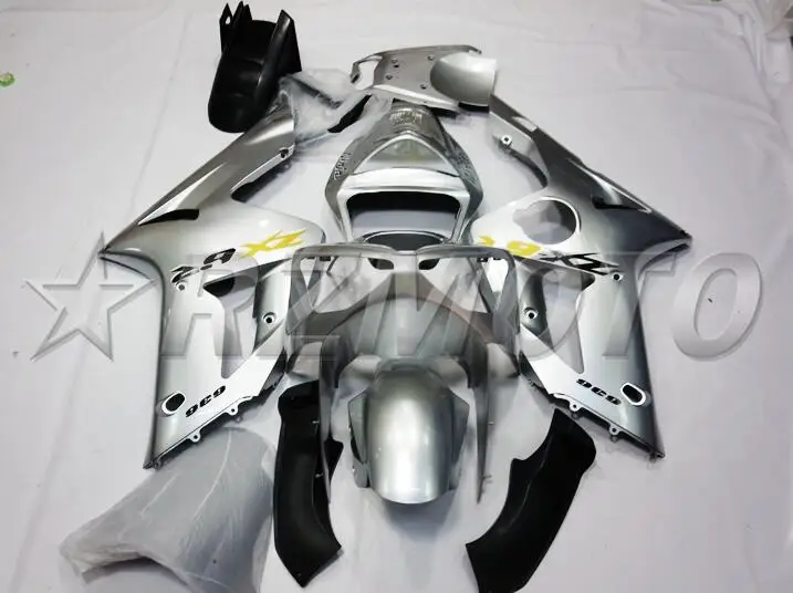 

4 Free Gifts Injection Mold New ABS Fairings kit fit for Kawasaki Ninja ZX-6R 636 2003 2004 03 04 6r Body set Silver
