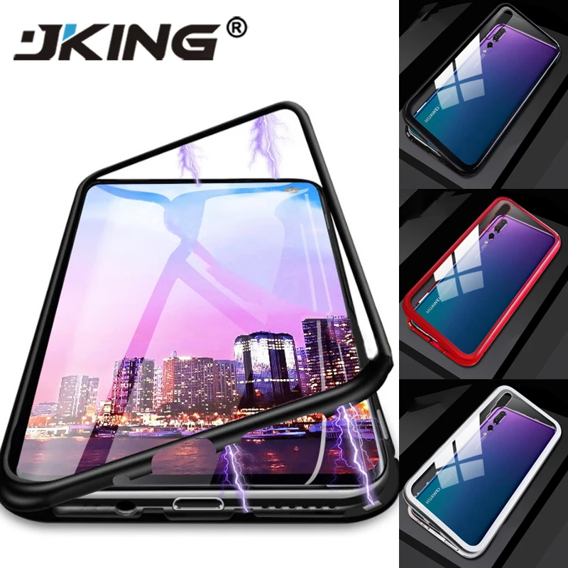 Metal Magnetic Adsorption Glass Case For Huawei P30 P20 Lite Pro Mate 20 10 Nova 3i 3 3E 4 4E 5 5i Phone Cover Coque | Мобильные