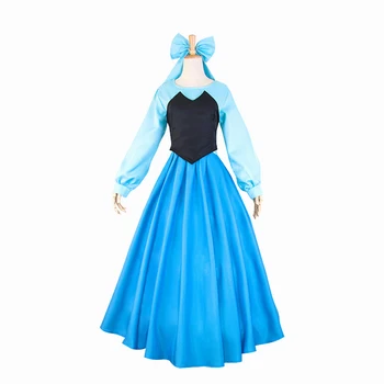 

Free shipping! Newest! The Little Mermaid Princess Ariel Blue Dress Cosplay Costume ,Perfect custom for you!